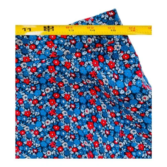 Tommy Hilfiger Multicolor Floral Print A-Line Skirt Women's Size 6 Flare - Picture 4 of 15